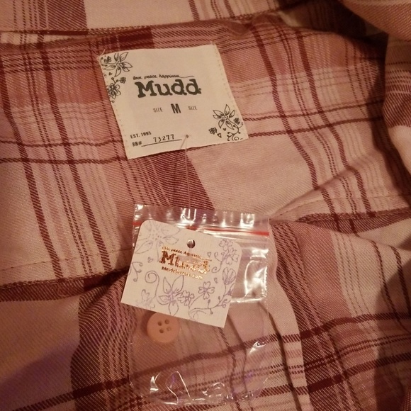 Plaid button up - Picture 3 of 3